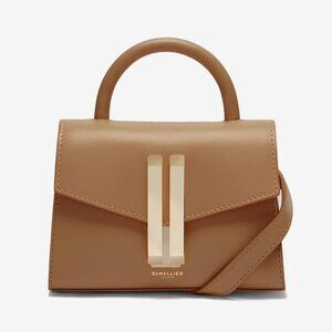 Demellier NanoMontreal New Style Top Grain Leather Crossbody Shoulder Bag